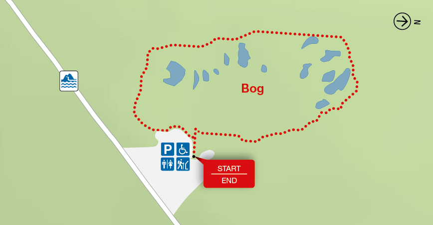 Map: Bog Trail