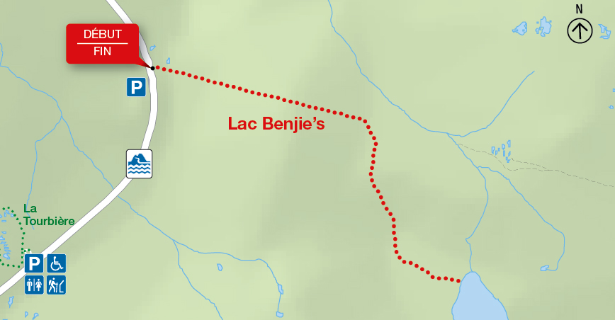 Carte : Lac Benjie's
