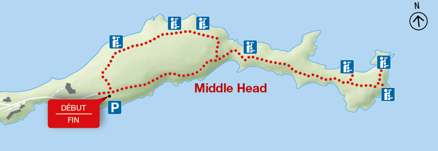 Carte : Middle Head