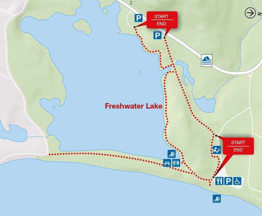 Map: Freshwater Lake