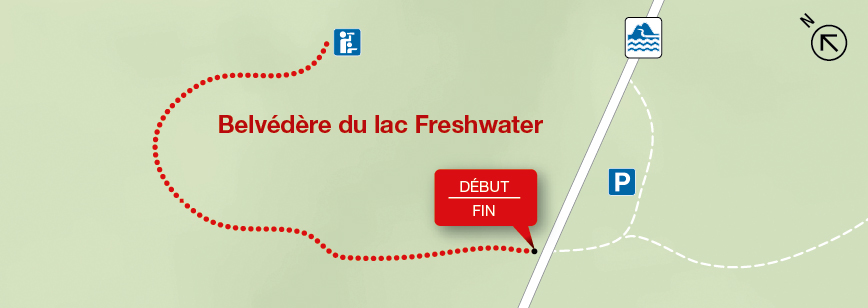 Carte : Belvédère du lac Freshwater