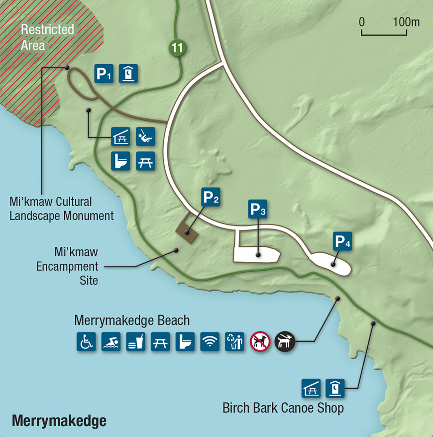 Map of Kejimkujik (summer) - Kejimkujik National Park and National ...