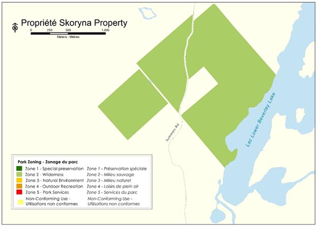 Map 12: Skoryna Property — Text description follows