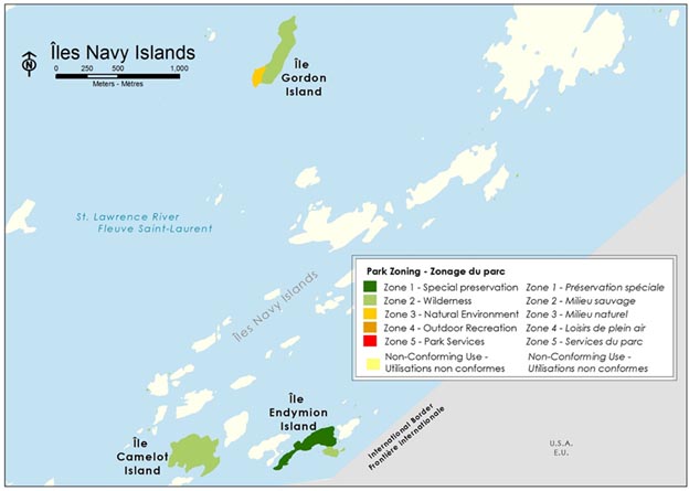 Carte 6 : Îles Navy — La version textuelle suit.