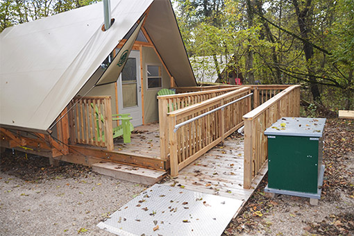 Camping and overnight accommodation - Point Pelee National Park