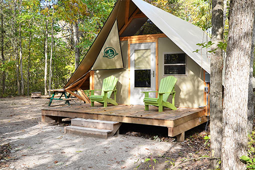 Camping and overnight accommodation - Point Pelee National Park