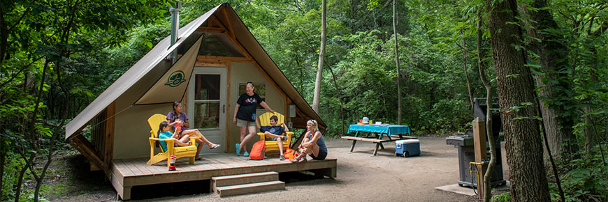 Camping and overnight accommodation - Point Pelee National Park