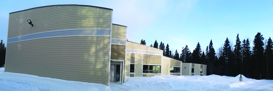 The newly renovated administrative building at Pukaskwa National Park