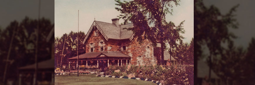 The gardens around the Superintendent’s Residence circa 1930s 