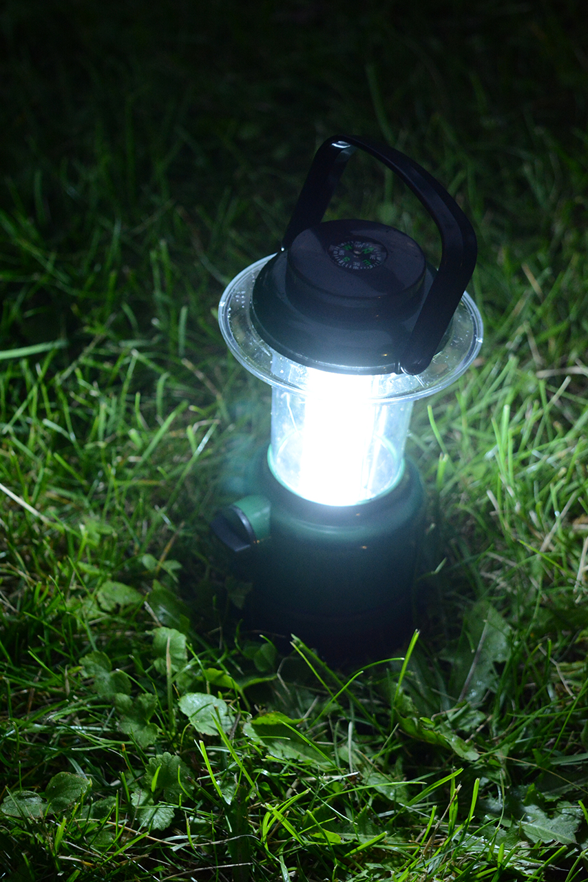 Camping lantern in Rouge National Urban Park