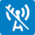No service of the telephone network symbol