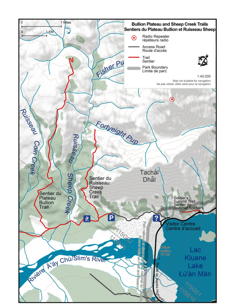 Bullion Plateau Trail - Kluane National Park and Reserve