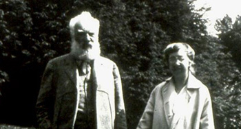 Photo of Alexander Graham Bell and his wife