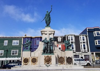 Vue du Monument commémoratif national de guerre de Terre-Neuve (© Parks Canada | Parcs Canada)