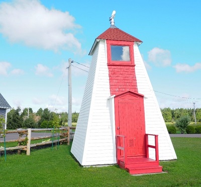 phare d’alignement antérieur de la pointe à Jérôme (© Contentworks Inc. / Parks Canada | Parcs Canada)