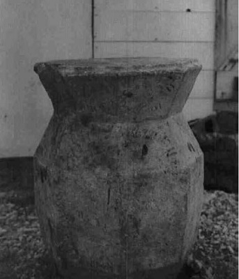 The sundial left at Prince of Wales Fort by William Wales and used in the calculation of the transit of Venus, 1769. © Agence Parcs Canada / Parks Canada Agency, 1958/59, T.C. Felton