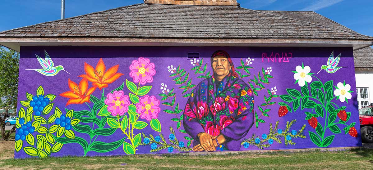 Mural on the Heritage Firehall