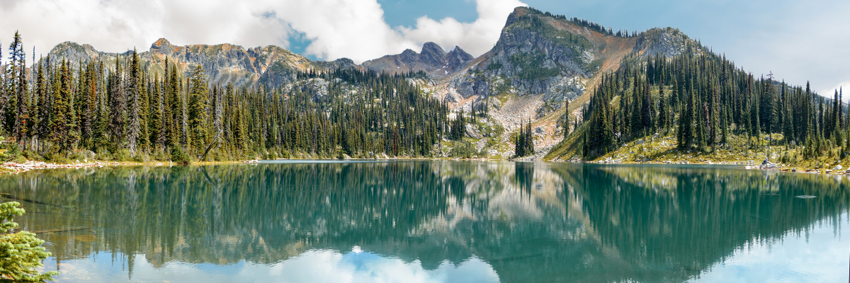 Alpine mountain lake